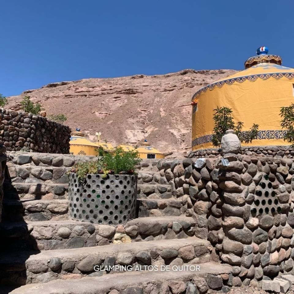 圣佩德罗·德·阿塔卡马 Altos De Quitor, Glamping酒店 外观 照片